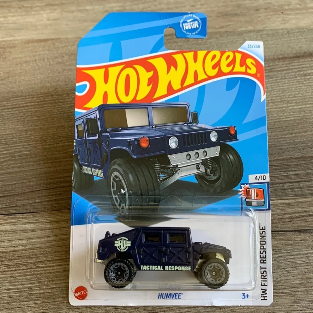Hot Wheels Blue Hummer Humvee First Response Hotwheels Military Vehicle New 2024